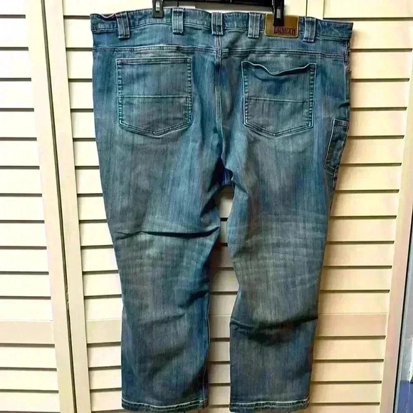 Duluth Trading Ballroom Double Flex Relaxed Fit Carpenter Jeans Size 46x30 - Picture 7 of 11
